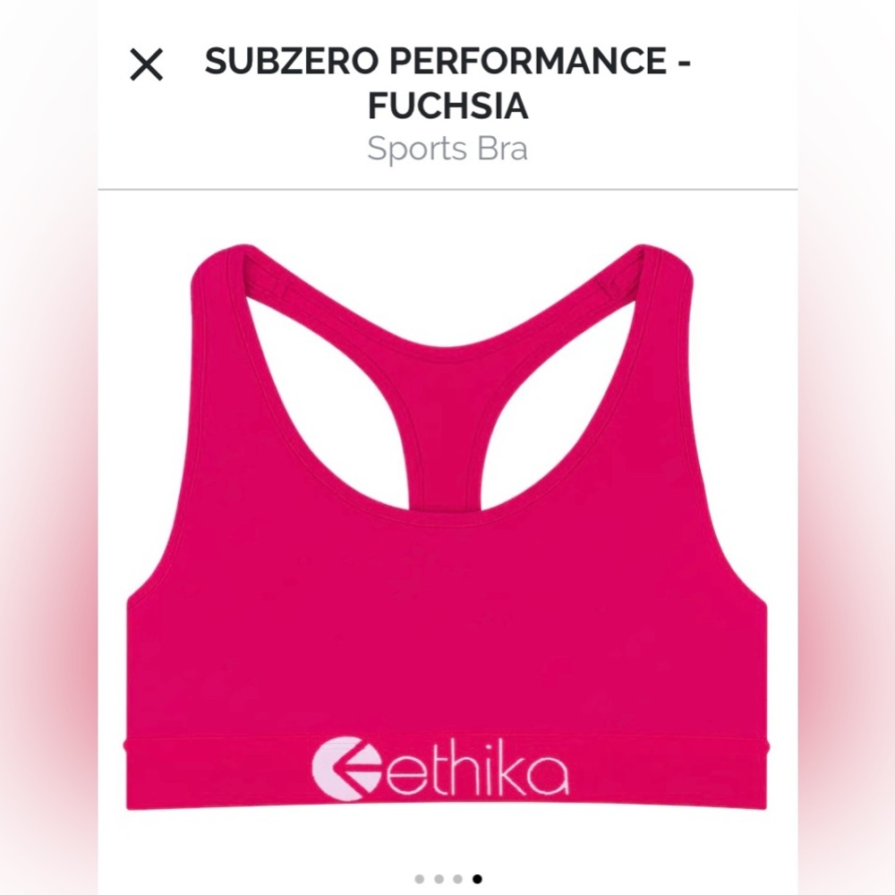 SUBZERO PERFORMANCE - FUCHSIA Sports Bra Size XL